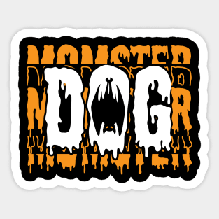 Momster Or Monster Funny Family Matching On Halloween Sticker